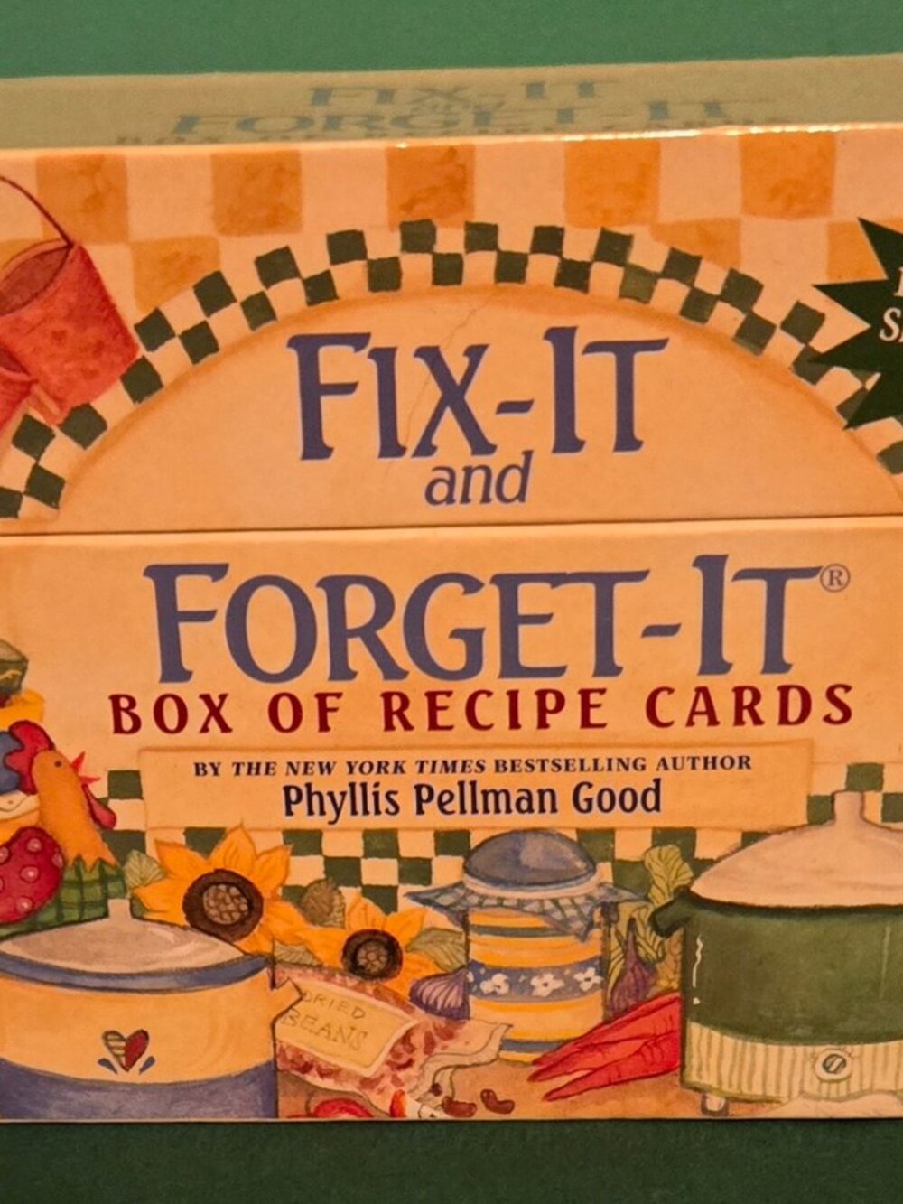 Fix-It and Forget-It Box of Recipe Cards 101 Slow Cooker Recipes Phyllis Good